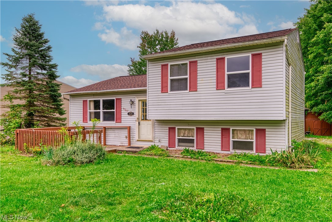 Welcome to this well-maintained split-level home in Windham. As you enter notice the spacious living room with plenty of natural light and newer windows. The open floor plan allows you to entertain with a smooth transition to the kitchen and dining room. The kitchen boasts plenty of counterspace, appliances~ dishwasher, oven and refrigerator and overall space. The eat-in area is spacious for a large table and a chandelier for your lighting purposes. As you enter the 2nd level, you will be welcome by 3 bedrooms and a full bathroom. The bedrooms have plenty of closet space and natural light. The level is oversized and ready for your finishing touches. There’s a spacious laundry room with easy access to the walk-out area. This will take you to the lovely backyard with a 2-car detached garage and a shed for all your storage needs. Don’t miss this super-clean house ready for its new owners. Begin your story here!