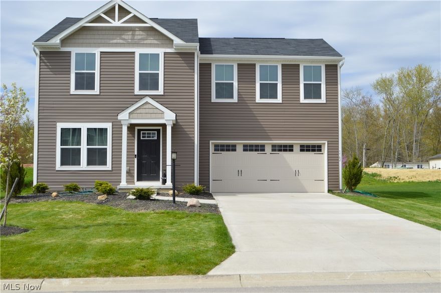 This newly built 4 bedroom 2 bathroom home has everything you are looking for in your next home! Open concept, large great room open to the kitchen, kitchen island. Second floor laundry room, accompanied by 4 bedrooms, 3 of which have walk in closets. The basement is ready to finish, and has rough-ins for a future bathroom. All appliances are included (washer and dryer too)! Take a short walk down the road to Ohio's largest natural lake where you can enjoy boating, fishing, jet skiing from the public boat ramp. The home also comes with a transferable warranty from the builder. Call today to schedule a private showing!