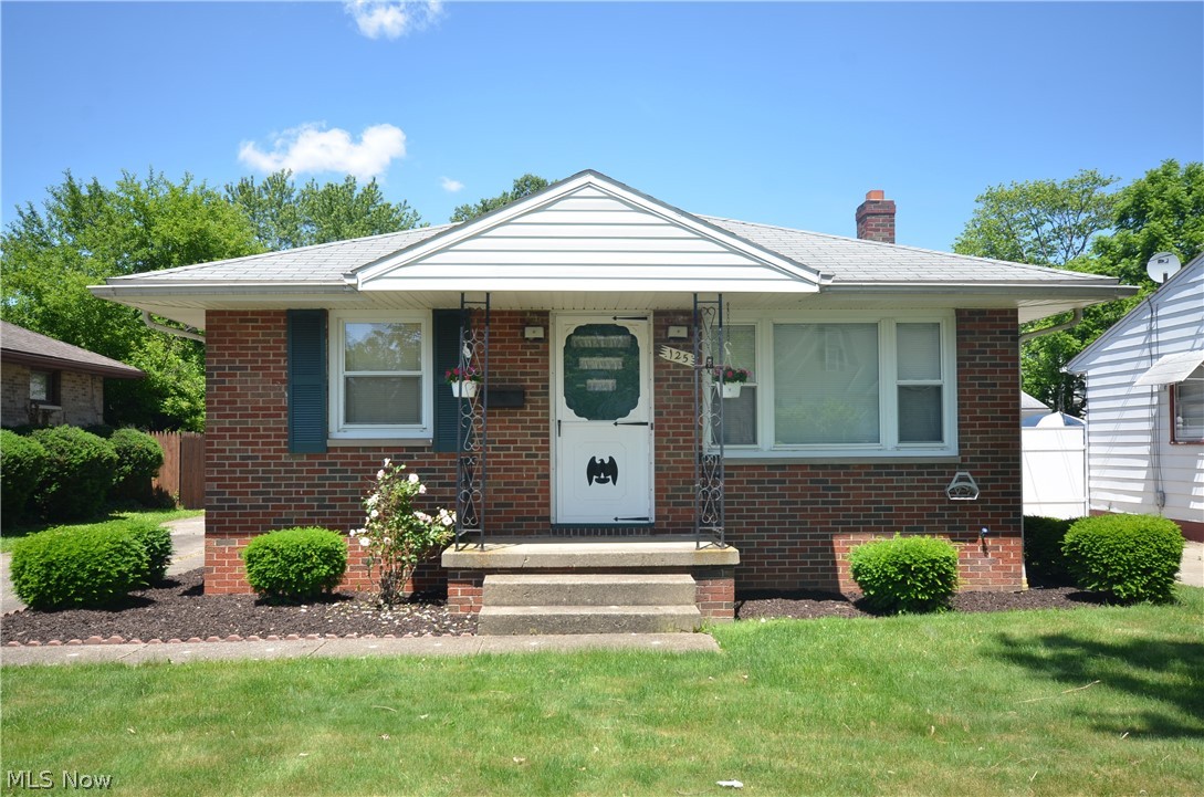 Cuyahoga Falls Brick Ranch w 2.5 car garage & finished basement! Fantastic opportunity for a quality home in a sought after neighborhood. Living rm w great daylight, crown molding, ceiling fan, hardwood under carpet & glass open shelf into the eat in kitchen which features tile floor and nice cabinet space. Hardwood floors are exposed in a few bedrooms plus ceiling fans. The full bth offers a large vanity, shower/tub, built in linen storage, lndy chute and updated flooring. The full basement adds living space and storage with a big rec rm w woodburner, multiple closets & built in shelving. The laundry area includes a utility sink plus a basement full bath w shower. Built in workshop w cabinets & pegpoard. Updates include: ’19 Upstairs bath flooring, Interior Paint, Shutters, Range hood. ’19 Electric Cooktop. ’15 HW Tank. The oversized 2.5 car garage offers electric, door opener, shelving & pegboard, concrete floor and quality block construction. Don’t miss out on this great Cuyahoga Fa