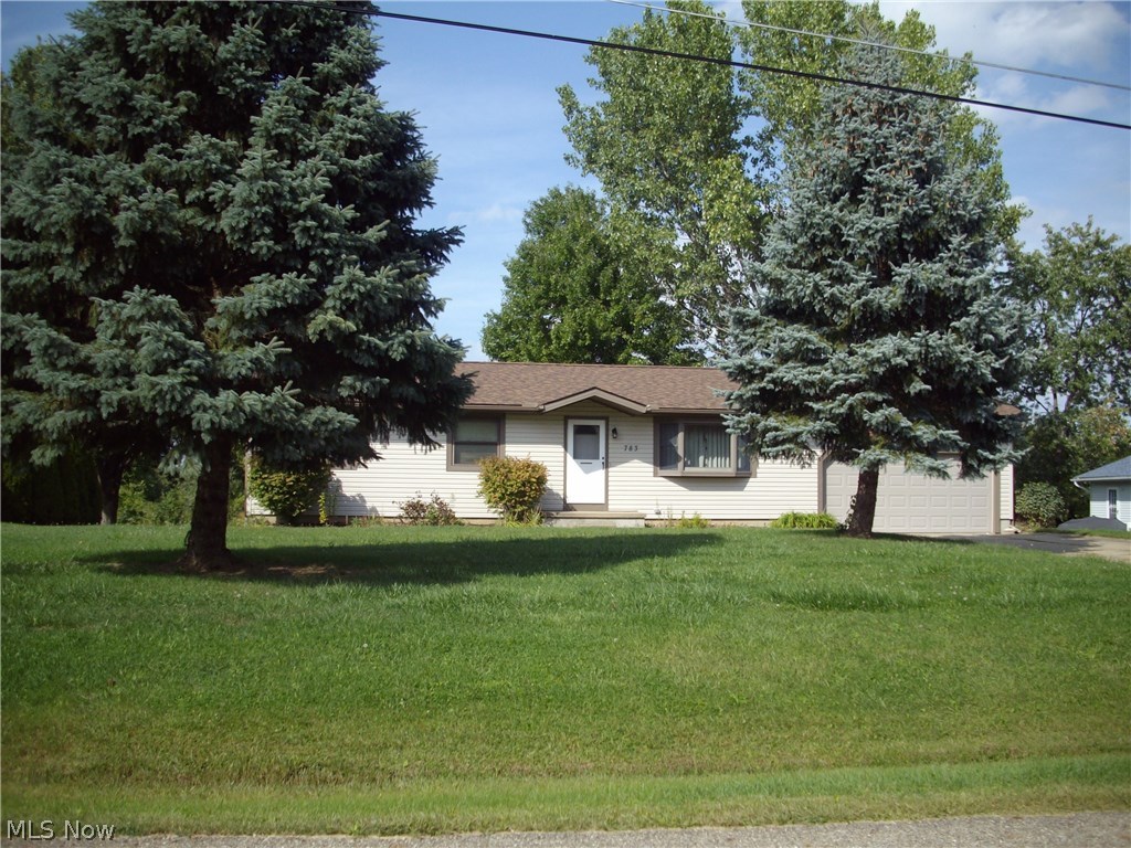 What a great ranch! Spotless, ready to move right in! Many updated features - 3 bedrooms with double closets, 2 bathrooms, Vaulted ceiling in living room and eat-in kitchen w/slider to deck, spacious basement to finish as you like & a spacious back yard for lots of enjoyment. Close to shopping and interstate access. Many updates include roof 2012, Furnace and Air Conditioning 2012, Water Softner 2014, Siding, Sofits, Gutters 2016, a 1 year Home Warranty is offered ... Just a great place to call home...Call for a private showing.