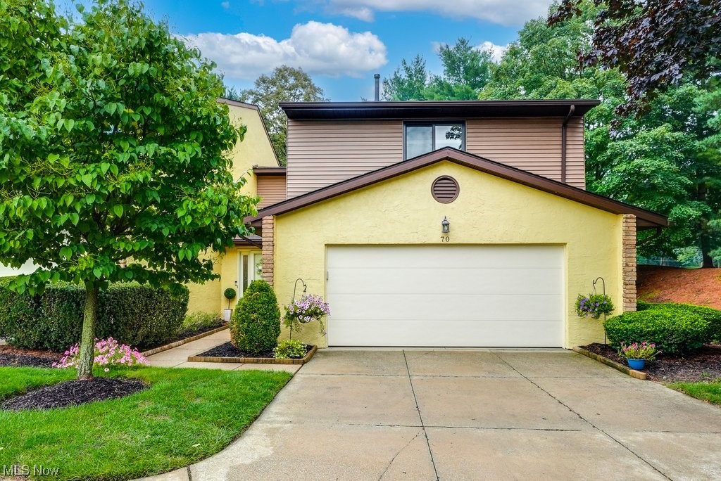 This is a condo you don't want to miss! You will feel right at home as you enter the door. The entry way has travertine tile as well as a coat closet and updated half bath. The newly updated fireplace is the heart of the spacious great room. There is crown molding and French doors that lead outside. The dining area completes the space. The kitchen has been updated with granite counter tops and includes the appliances. There is a cozy sitting room off of the kitchen that leads to the patio. The first-floor laundry is very convenient and has plenty of storage. There are two spacious bedrooms both with ensuite bathrooms and walk in closets. Both bathrooms were updated in 2018. The 2-car garage is attached, and the garage door was new in 2018. Windows and doors were updated in 2015, Kitchen updated 2008. Flooring new in 2015. Roof 2013. Home warranty is provided.