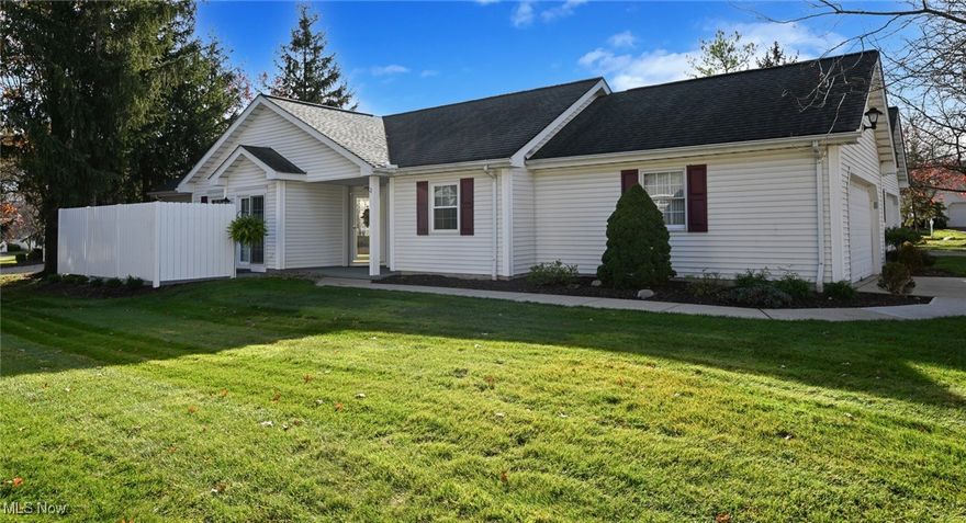 Welcome to the highly desired Villas of Grand Bay! This immaculate 2-bedroom, 2-full bathroom cluster home is truly move-in ready. Upon entering this lovely home, you step into the bright foyer area; to the right is a large office with French doors and plenty of natural light. The kitchen is pristine with newer appliances that all remain, tons of cabinets and extra counter space are great for entertaining. The sliding door off the kitchen leads out to a private patio. There is a lot of room for a large kitchen table in this space. Off the kitchen is the dining room with plenty of room for a large table. The large great room features a gas fireplace and a wall of windows that lets in tons of natural light. This home also features two oversized bedrooms, including a master bedroom with two large closets and an updated full bath with double sinks and a sizable jetted tub. Another full bathroom and laundry room complete the space. There is a 2-car attached garage with extra room for storage. Enjoy all the amenities that Grand Bay has to offer with the community center, fitness center, pool and tennis courts, plus convenient access to I-77 and Turnpike accessing both Cleveland and Akron. This location is also convenient to the Brecksville Reservation of the Cleveland Metroparks, the National Park and the Towpath. Enjoy true one-floor living in this beautiful Brecksville home!