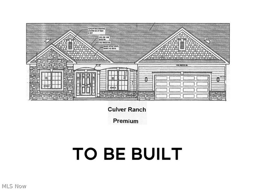 The Culver Ranch Premium is 1 of 3 available models or bring your own plans!  Two packages offered:  Standard or Premium.  This fabulous 2,100 sq fe open floor plan offers all conveniences of first floor living with bonus of full unfinished lower level.  Front Foyer leads to Den/Study and then to Great Room with a lot of natural light and fireplace.  Wonderful open kitchen/dining/Great Room Layout!  Kitchen has abundance of cabinetry and over-sized peninsula for gourmet cooks!  Large dry area, etc.  Sublot #4 for premium lot charge $5,000 - large lot available.