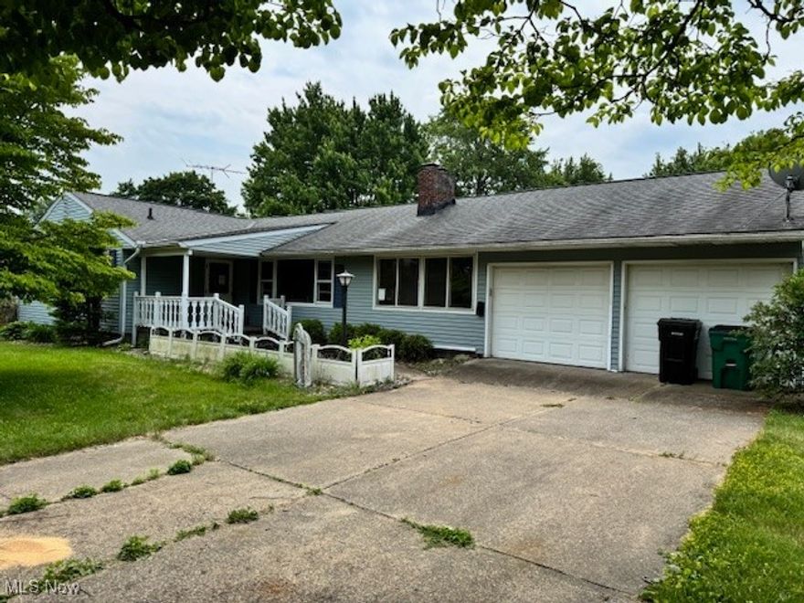Welcome to 1282 Dalton in Painesville's spacious ranch home offering 1,692 square feet of potential. This home features three bedrooms, one full bath, and an additional half bath, providing a comfortable layout for everyday living. The L-shaped combination living and dining area offers a flexible space for entertaining, while the large kitchen boasts plenty of cabinetry and room to personalize. While the home does need some updating and improvements, it presents a great opportunity to add your own touches and build equity. Additional highlights include a two-car attached garage and a convenient single-floor layout. With a bit of vision, this home can truly shine!