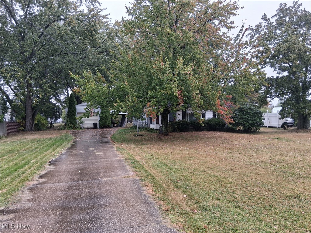 Attention investors & house flippers! Home needs total rehab done. Large 1 acre lot with frontage on 2 roads, 102' frontage on Weir & 102' frontage on Schenley, 450' depth. This lot has potential for 2 lots with frontage on both roads. Home will need cash buyer. Trash left in home & garage will be buyers responsibility to haul away. The home is a ranch on a nice Howland location that sits back off road, garage has attached patio & concrete driveway. No contingencies on lot split or any inspections - buying "AS IS".