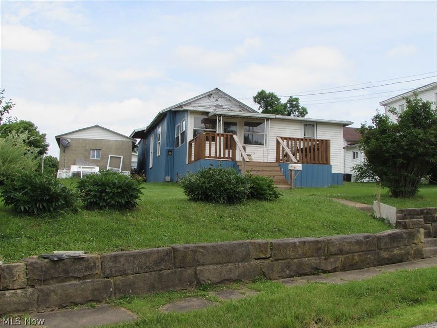 Located in Ritchie County, West Virginia. A 2 bedroom, 1 bathroom home on a corner lot. Nice size family and living room, several updates have been completed and just a few things needing to be finished. A 10x18 front porch and a detached 14x24 garage. It is close to North Bend Lake and Golf Course. The washer and dryer does not convey and owner selling AS IS.