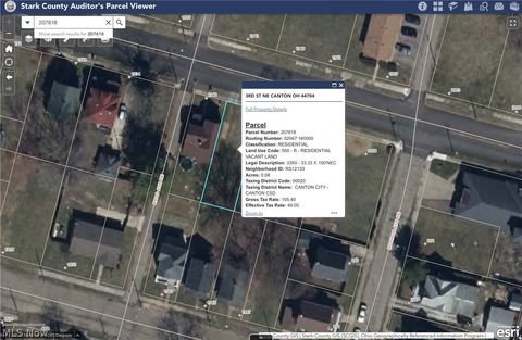Vacant Land For Sale - 3rd Street<br/> Stark County, Canton, OH 44704