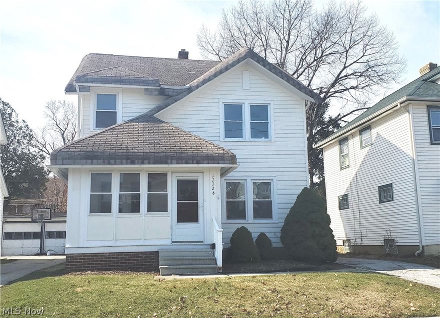 Coronado Beach Club, enjoy Summer concerts and amazing views from quiet dead end street, with park,  steps from Lake Erie! Totally renovated colonial with enclosed front porch! New carpet, Feb 2020 throughout, hardwood under most carpeting. Fantastic new kitchen 2/2020, spacious living room and dining room. Fireplace is decorative only!  First floor powder room and updated second floor bath. Walk up third floor could be finished or great storage. Basement clean as a whistle and ideal for storage too or finishing as ceiling height is adequate. Home has been updated with electrical and plumbing, and furnace and hw/tank. Home is designated LEAD SAFE! Documents on file. Just show and sell!