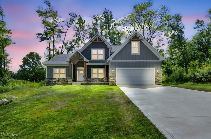 Open every Sunday from 2:00 p.m. to 4:00 p.m. 5 year tax abatement savings $$$...IMMEDIATE OCCUPANCY MODEL HOME with all the upgrades! Also available—AFFORDABLE NEW RANCH HOME UNDER CONSTRUCTION in Stoney Brook, ready in 90 days with time to select your colors. Model is open Sundays or by appointment. Presenting a breathtaking 3,614 sq. ft. 4-bedroom, 4-bath colonial, meticulously crafted and situated in one of Wakeman’s most desirable enclaves. New construction masterpiece blends timeless elegance with modern design, offering an open and light-filled layout perfect for everyday living and entertaining. Gourmet kitchen, upscale finishes, and spacious walk-in closets showcase attention to detail at every turn. The fully finished basement is a true extension of the home, featuring a bonus room, theater room, and additional bath—perfect for entertaining or relaxing. Retreat to the luxurious owner’s suite with a glamour bath and massive closet, while additional bedrooms provide comfort and flexibility. Nestled on a serene setting, property includes an impressive landscaping/patio package already paid for by the seller, ensuring the outdoor spaces match the elegance of the interior. Special financing, detailed floor plans, & exterior renderings are included in the supplements. Don’t miss this rare opportunity to own a model home or customize your ranch build. Luxury, convenience, & value all come together here—schedule your tour today!