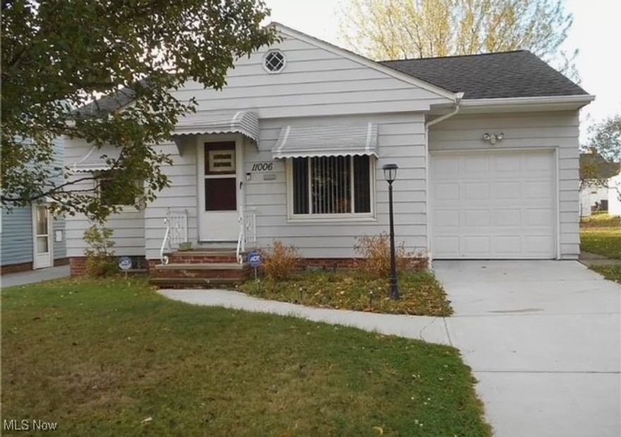 Welcome to Garfield Heights. Enjoy all the amenities the area has to offer.  This 800+ sq/ft 2 bedroom, 2 full bath Bungalow home is a MUST SEE. This home features 2 first floor bedrooms with plenty of closet space, original hardwood floors throughout, a large living room, kitchen with patio access, partially finished basement with bedroom and full bath.  The unfinished third floor provides an opportunity to increase the usable living space adding value and equity!  Large backyard provides plenty of room for outdoor family activities.  This versatile property is perfect for your family home or an investment opportunity. Don't miss out on this rare find! Schedule your private showing NOW!!!  Seller will review all reasonable offers.  The property is being sold AS IS!