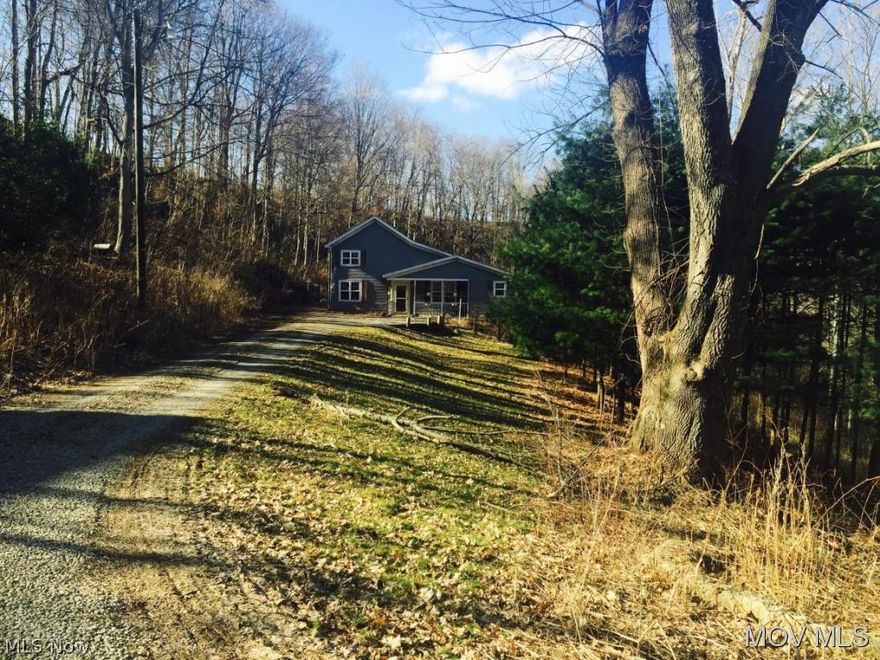 3.576 acres and a home in the woods. If you want to be private and secluded this home is for you! This home has a 2 story living room with exposed beams. There is a first floor bedroom and laundry and a built in gun safe. The loft has a second bedroom. Outside there is a main level and upper deck to watch the sunset. The garage24x24 is a nice feature along with the 16x14 shed. This is a must see!  Elem: Morgan South Elementary  Elem/Bus: Y  JrHigh: Morgan Jr. High  JrHigh/Bus: Y  High: Morgan High School  High/Bus: Y  Fire: VOL  Police: SHF  PossFreeGas: N  ;SQFT=Fin L1:908, Fin L2:310, Fin Above:1218, Fin Total:1218, Unfin Bsmt:288, Unfin Above:288;GAR= 1 Car Det