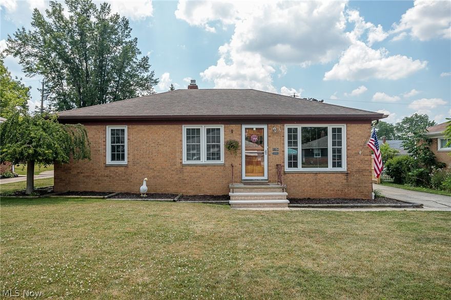 Welcome to this beautiful brick ranch featuring stunning hardwood floors and natural woodwork,bedrooms has carpeted.  Tons of updates such as; All new stainless kitchen appliances, washer and  disposal.  2017-Furnace and A/C, 2016-New windows, front and back storm doors, Updated Sun room- 2019.
 In 2015 finished basement!
New Front steps-2020,  Remodeled full bath, closet shelving, shed, new paint through out! Three-season room with inviting backyard to really enjoy the summer with Full privacy fence-2019.  
Don't think this one is going to last.  It is tucked away on nice street yet close to free ways!  Call for appointment today!