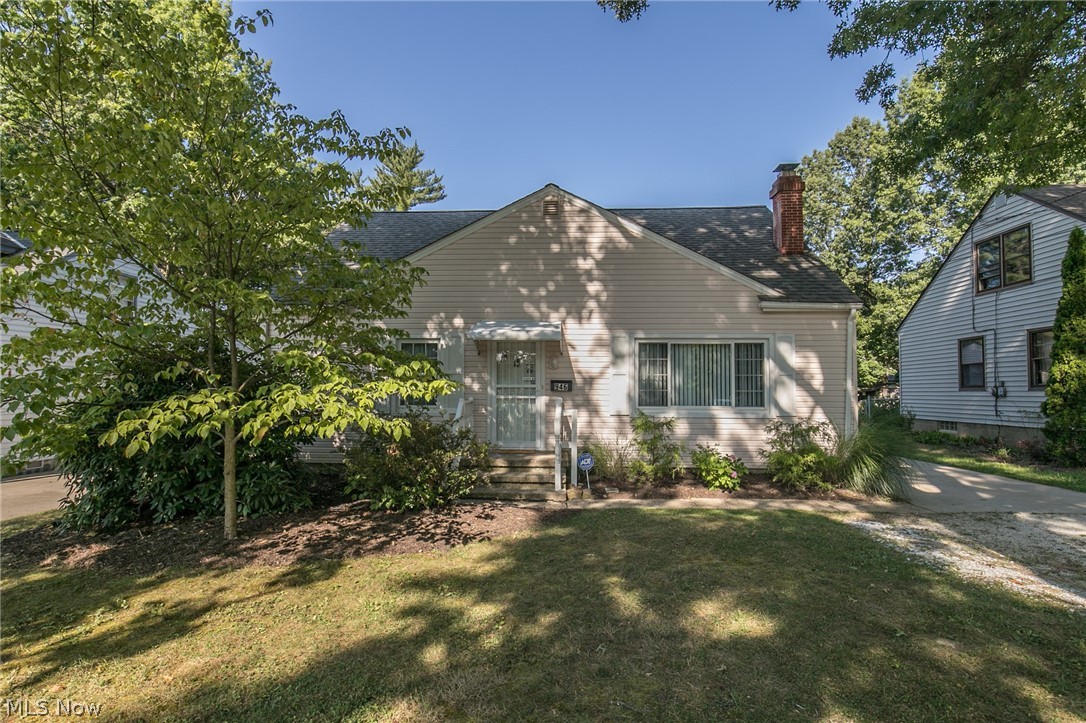 NEAT AS A PIN ! This Charming 4 Bed, 1.5 Bath Cape, set on a Kent, Ohio dead-end street within walking distance of KSU & downtown, boasts good bones & has been consistently well-cared-for by one family over the course of its 65-year-old life!! In 2008/09, roof, glass block windows, concrete driveway were handled for you by the original owner! Before that, replacement windows and vinyl siding were completed. In the last 4 years, insulation was added, new electric panel & exterior service upgraded, original hardwood in living room and two first floor bedrooms restored, and 4-sides-around basement waterproofing done w/ sump added. (Now it's ready for your architectural drawings and basement living space plans!) All wallpaper has been removed in this one, folks! Wood stair treads under carpeting to 2nd floor can be exposed by next owner if desired. Kitchen and baths are in wonderful condition with some lighting/appliance upgrades and "on trend" colors. The atypical 2+ car garage is a dream