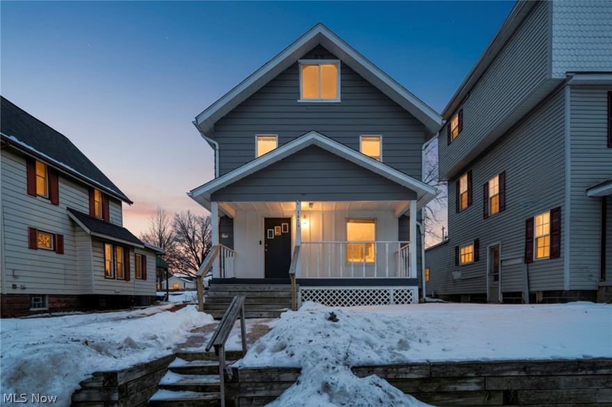 Magnificent, impressive and affordable w/immediate occupancy available—plus easy to show! Exceptional remodeled 4-bedroom, 2 full bath home offers three finished levels of stylish living space along w/full open basement ready for future expansion. Situated on a quiet, desirable street close to everything, this home delivers both comfort and convenience. Refreshed exterior features a beautifully updated, relaxing front porch & a fully privacy-fenced backyard—perfect for entertaining or peaceful evenings at home. Major mechanical updates include a newer furnace w/central air added in 2022 for year-round comfort, along with updated electrical, plumbing, & hot water tank for added peace of mind. Step inside to a light-filled, cheerful interior showcasing today’s modern colors & finishes. Huge updated white kitchen is a true showstopper w/butcher block countertops, premium stainless steel appliances, & new luxury vinyl plank flooring that extends into the dining room. A front flex room provides the perfect space for a den, office, or media room. Added family room offers excellent additional living space, complete w/bar area & cozy wood-burning stove—ideal for gatherings. Upper two floors feature four comfortable bedrooms and two beautifully updated full baths to accommodate everyone. Full basement includes glass block windows & offers outstanding storage or finishing potential. Completely remodeled, thoughtfully updated, and move-in ready—just unpack and enjoy!