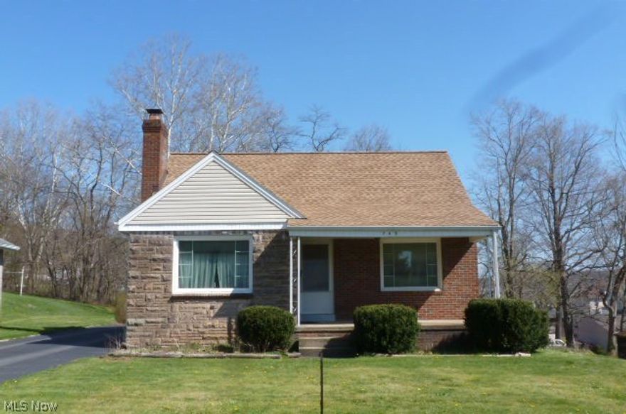 Super curb appeal for this well built family owned all brick Cape Cod. Setting on five lots, this home features a spacious living room with a stone fireplace, hardwood floors, additional living space off kitchen, full basement including a recreation room. Also, a large 2 1/2 car detached garage and wooded backyard. Includes updated dimensional roof shingles, vinyl windows, furnace, central air, and hot water tank. Immediate possession.