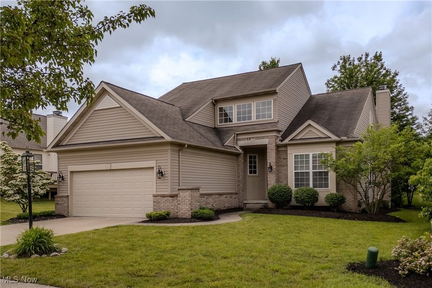 There are houses that look nice and then there are homes that beckon you to move right in, without having to update a single thing, throw a dinner party on your new patio, enjoy the private nature trail, pool, or playground, and just start living the most beautiful version of your life in them. 233 Lexington Circle is the second option; in case you were wondering. Pristinely maintained and well-loved by its current owners, this place offers space and comfort from the moment you step into the two-story foyer. The main level offers a great room with a cozy fireplace that sets a vibe for the space and a large dining area (to accommodate that dinner party you're already planning). Sliding doors give you access to the lush, green backyard and stamped concrete patio of your dreams. Keep moving and you'll find yourself in the eat-in kitchen, the future home of adorably chaotic weekday breakfasts and secret late-night snacks. Cabinet space is plentiful and natural light is too, throughout every part of this home. The primary suite and full bathroom are on the main level, with great closet space. There's a private office on this level with French doors, allowing you to work from home in privacy, if that's your thing. A laundry room and half bath complete this level. Upstairs, you'll find two well-sized bedrooms and a loft that could be a reading nook, play area, or whatever your heart desires. Lots of storage space on your list? The basement will check that box for you and the two-car attached garage handles the rest - but you won't have to worry about mowing as lawn maintenance (and snow removal!) is taken care of for you here. The amenities are amazing in this community, and if need to get out you'll be mere minutes from Michaelangelo's Winery, as well as shopping and highway access. So, take that tour, make an offer, and get ready to make this home all yours. Gorgeous spots like this one don't stay on the market for long!