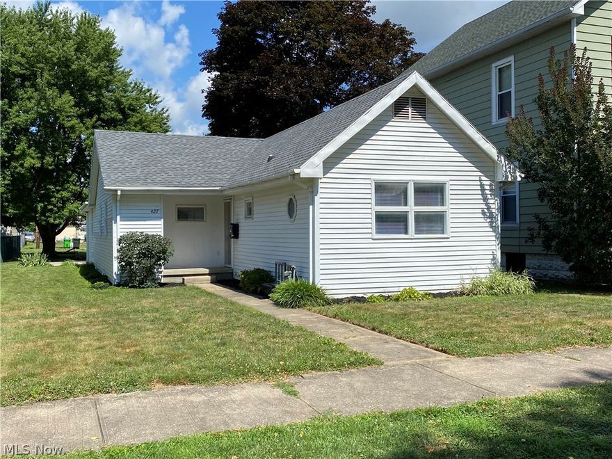 Remodeled 2 bedroom ranch.  Kitchen includes the appliances.  Enclosed rear porch can double as a main floor laundry room.  Full basement.  1 car attached garage.  Remodeled in 2016 with new roof, furnace, central air, 200 amp electric and more.  Move in ready.