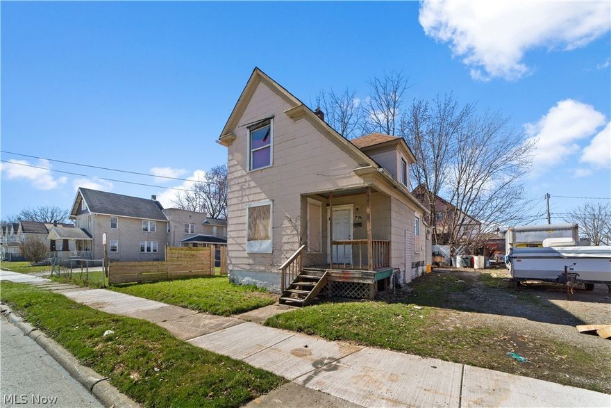 Incredible opportunity for investors looking to capitalize on one of Northeast Ohio's most affordable and fast-moving markets. 796 Sherman St, Akron is a vacant 3-bed, 1-bath, 1,230 sq ft single-family home priced at just $39,900, well below the city's median sale price of $146K, making the numbers work from day one.

The property is fully vacant and in need of a complete rehabilitation, positioning it as a clean-slate flip or a perfect BRRRR candidate. No tenants to deal with, no inherited leases, just a blank canvas ready for your vision. With Akron's median price per square foot currently sitting at $116, a renovated 1,230 sq ft home in this market carries a strong ARV in the $130K-$145K range, leaving serious room for profit or long-term equity.

Akron's investment fundamentals back this up. The market is rated 75 out of 100 for competitiveness, homes are selling in an average of 32 days, and home values are up over 10% year over year. Average rents in the city sit at $1,100/month, giving BRRRR investors a clear path to refinance and cash flow once renovations are complete.

Bring your contractor, bring your numbers, and move fast. At this price point in this market, value like this does not sit long.