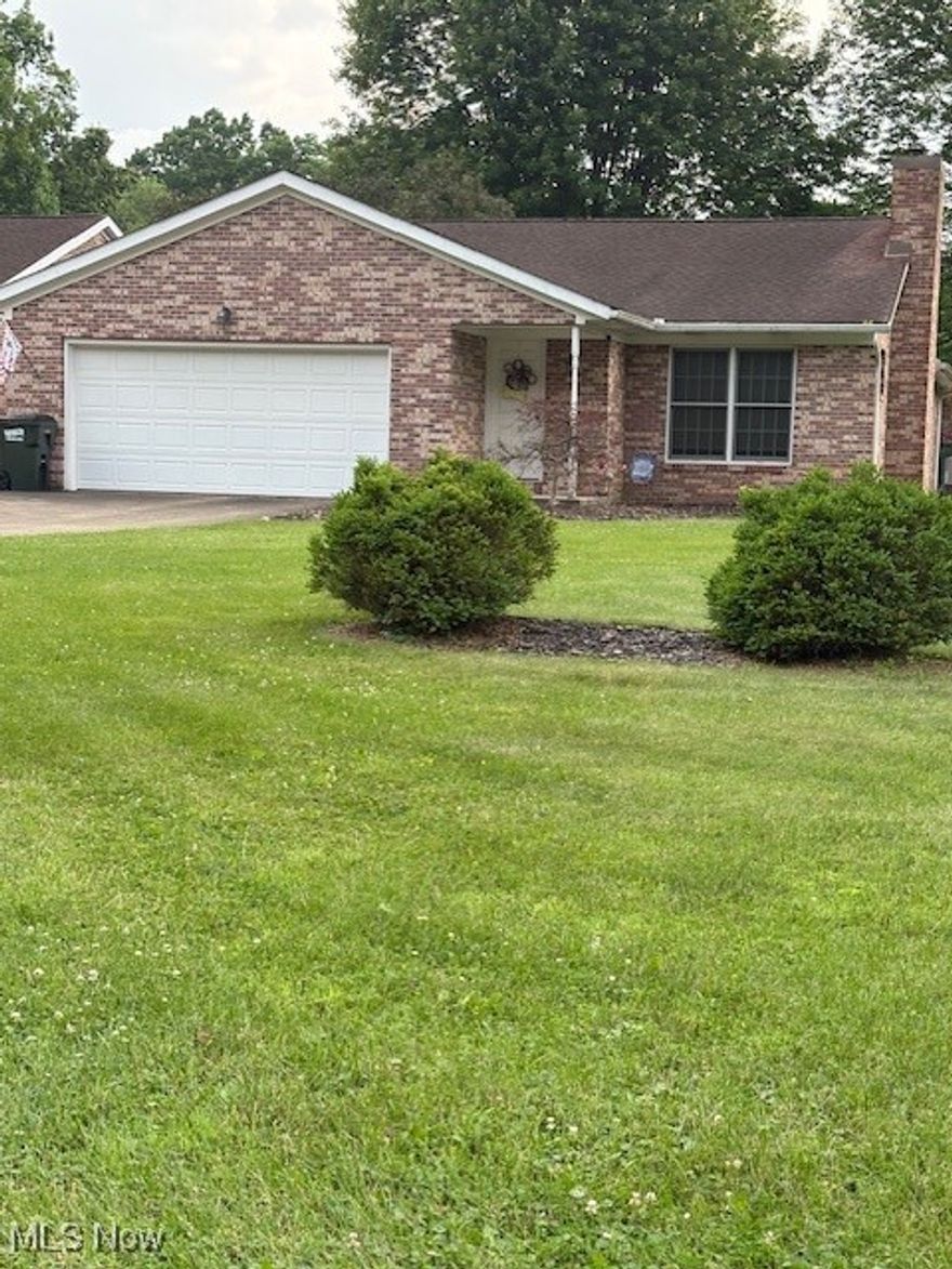 Located at the end of a cul-de sac drive, sits a move in ready all brick ranch. Boosting over 1500 S.F. this home features an eat-in-kitchen; dining room (access to Patio) and living room (with wood burning fireplace) all rooms have newer flooring. Down the hall is 3 nice sized bedrooms. The master bedroom has walk in closest and full bath. This ranch is open and spacious, offering ample storage, high windows in bedrooms offering privacy. Patio and small fenced rear yard perfect place to relax !
(Seller offering a $1500.00 credit for appliances, landscaping, whatever buyer chooses to use)