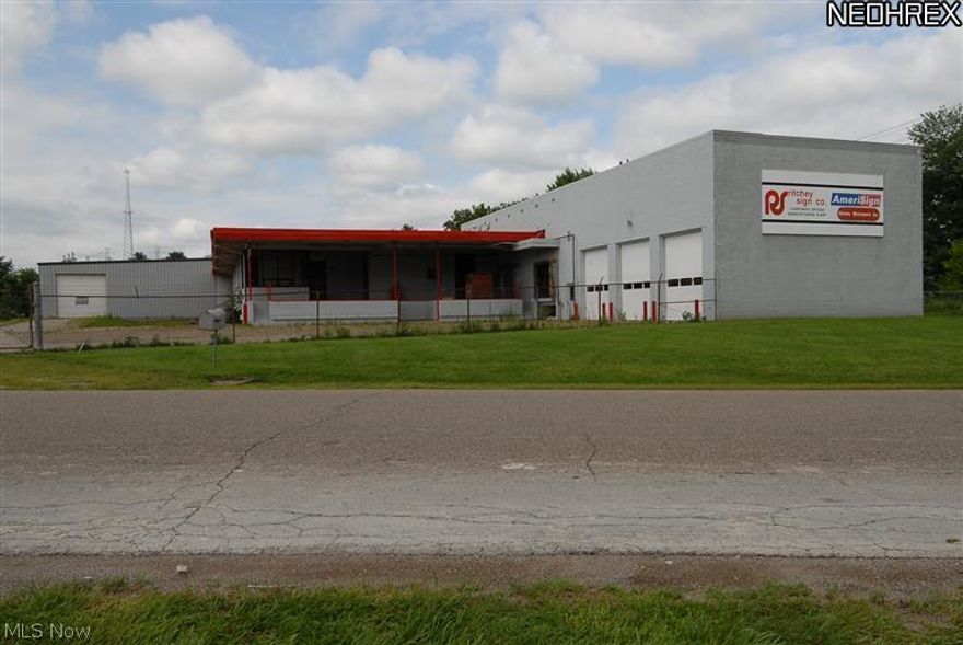 FOR SALE OR LEASE!  Lots of potential here for warehouse space, manufacturing, or oil supply! One of a kind property located in Zanesville with approx. 26,000 SF of industrial use, including 3,000 SF of office space built in 1967.  Situated on 5.46 acres, this property was built in stages with the most recent addition approx. 7 yrs ago.  Exterior finish is concrete and split block.  Approx. 1560 SF of open dock area.  Ceiling heights vary from 14' to 26' with concrete floors.