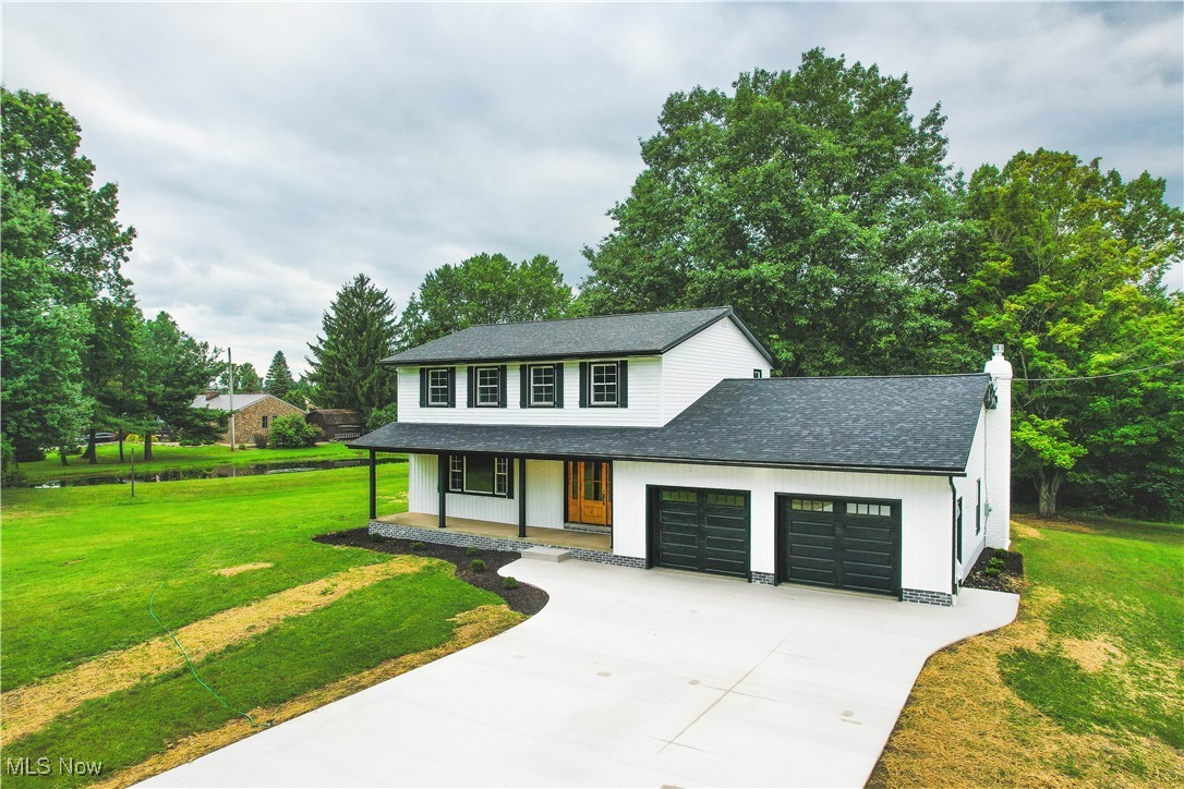 Futures United Properties LLC proudly presents 6116 Boneta Rd. Nestled on over 4 acres of land, this stunning home has been meticulously renovated from top to bottom, with every detail carefully designed for modern living. The exterior boasts all-new windows and entry doors, a new roof, siding, and soffits, along with brand-new gutters, garage doors, and a newly poured concrete driveway. A freshly installed stamped patio and a new septic system and well complete the upgrades outside.
Inside, you'll find a spacious, open concept with all-new carpeting and luxury vinyl plank flooring. The fully remodeled kitchen features custom Shrock cabinets, luxurious quartz countertops, and all-new appliances. The home also benefits from updated plumbing and electric throughout. Each of the three bathrooms has been completely renovated, including custom tile work and beautifully designed showers and tubs. New solid-core interior doors add a touch of elegance, while modern upgrades such as a new water expansion tank, gas hot water tank, and water softener enhance the home's functionality. Additionally, a custom matte black metal interior railing adds a unique, stylish touch. Home is equipped with smart technology Google thermostat, spotlight with camera, door doorbell with camera.
Professionally designed and crafted, this home is truly one-of-a-kind!