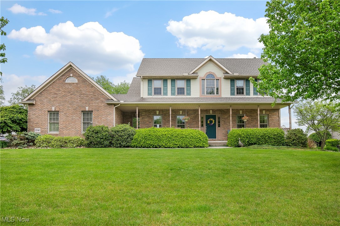 This stunning home in Perry Township is situated on over ONE acre! The two-story foyer welcomes you with the dining area to your left, a den to your right or straight ahead to the spacious eat-in kitchen. BRAND new stainless steel appliances! You could head outside to the deck from here or the kitchen flows right to the big living room that connects to the den with sliding doors-perfect for entertaining or relaxing by the fireplace. On the opposite end of the main level you’ll find the half bathroom, the laundry room, and access to the oversized side-load garage. Retreat to the second floor where the primary suite awaits complete with a full bathroom. Discover 2 more bedrooms that are ample in size and the other full bathroom. You’ll find endless possibilities in the full finished WALK-OUT basement. Separate unfinished area for storage space, a workout room and a FULL bathroom. A huge backyard with a very large concrete patio with access to the deck. You’ll feel right at home with comfort, space, style and functionality. Brand new carpet in the living room and den- almost all of the windows are 2020-Furnace 2017- Gas heater in the garage.