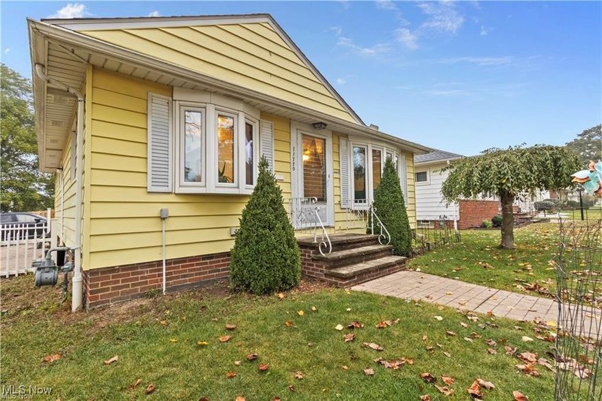 Welcome to your charming retreat in the heart of Parma Heights! This delightful ranch-style home boasts an inviting, private atmosphere, starting with a picturesque brick walkway leading to the front door. Step inside and be greeted by a spacious open living room and kitchen, perfect for entertaining family and friends. The refinished hardwood floors shine throughout the oversized living areas, creating a warm and welcoming ambiance. The kitchen is a gem, featuring elegant newer ceramic tile,  granite counter tops and stunning stained glass cabinet accents that add a touch of character. Down the hallway, you'll find three generously sized bedrooms bathed in natural light, along with a stylish full bathroom designed for comfort. But that’s not all! Venture down to the basement, where you'll discover a fully finished kitchen complete with ample cabinet space for all your storage needs. This level also includes another full bathroom, making it perfect for guests. The other side of the basement is an entertainer's dream, featuring a fully finished bar area where you can host gatherings in style. Outside, enjoy a large, completely fenced-in backyard—a fantastic space for outdoor activities, gardening, or simply soaking up the sun. Plus, the two-car detached garage adds extra convenience and storage options. Don’t miss your chance to make this adorable Parma Heights home yours! With a one-year home warranty for peace of mind, it’s the perfect place to start your next chapter. Call today for a private showing and step into your new dream home!