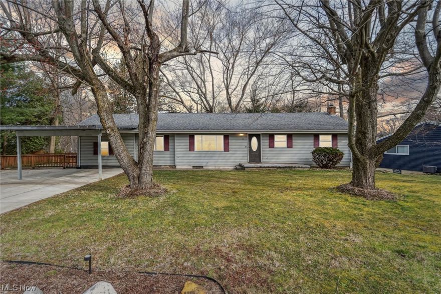 Don’t miss the opportunity to own this Akron home with 4 beds, 2 baths, and 2,184 sq. feet! As you enter the home, you’re greeted by a cozy living room with beautiful wood floors that add a touch of warmth and elegance to the space. Around the corner, the large kitchen features stainless steel appliances and ample storage space for all your culinary needs. The primary suite comes complete with a private bath. The dining room provides access to the back deck, where you can enjoy your morning coffee or relax in the evening breeze. A variety of updates have been installed throughout the house including a remodeled laundry room and gutter guards installed in 2019, new lighting in the family room in 2020, a new dishwasher in 2021, and a remodeled family room in 2022. A new multi-stage drinking water filtration system has been added as well, along with a new washer and fresh paint in 2023. Step outside to a wide fenced-in yard with plenty of space for outdoor activities and is perfect for fu