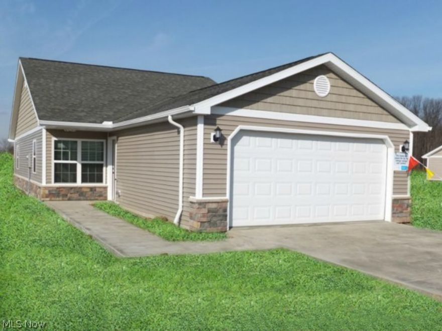 Great Lodi Community Now offering newly constructed homes at prices so affordable you have to preview the Model.  Home to be built. Beautiful 2 or 3 bedroom Energy Star Rated designs with 2 full baths and apprx 1500SF of living space, vaulted ceilings, open floor plan, eat-in kitchen, 2-car garage,optional basements. Quality construction with 2 x 6 interior walls,R19 insulation, Low e windows, 30 year dimensional roof shingle.  Just minutes from I71. One Story living at its finest!! Free gas for 1 year with the purchase of this model.