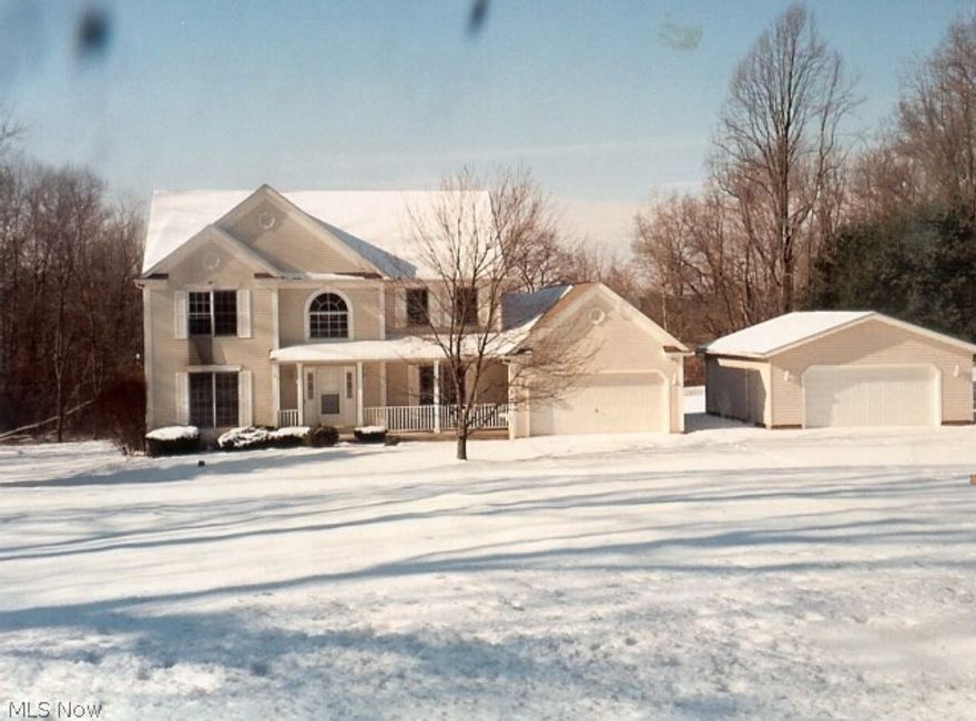 Looking for country acreage ?  You'll like this newer bank owned colonial on over 4 acres.  Sell As-Is, seller will make no repairs. Needs some repair including carpet, paint and some trim.  4 bedrooms, 2.5 baths. Full basement.  Attached 2 car garage, detached oversize 2 car garage.  Larhe storage shed out bacm   $ 1000 minimum earnest money for financed offers, 10% for cash offers.  Initial offer to include copy of bank check EM and either POF statement or appropriate pre-approval letter. Buyer or buyer agent to verify all information.