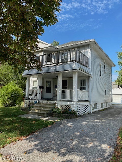 Welcome Home! Charming Two Family Colonial in Highly Desired Western Lakewood Location Close to Parks, Schools, Shopping, and All the Entertainment Hot Spots that Lakewood Has To Offer!! Both Up and Down Units Currently Occupied by Tenants. Large 2+ Garage. Identical Units Feature 2 Bedrooms and 1 Full Remodeled Bathroom. Generous Living Room and Large Dining Room Allow Plenty of Space to Entertain. Upstairs has Updated Flooring and Appliances. Enjoy a Drink on the Large Front Porch or the Upper Balcony Deck. Glass Block Windows, Vinyl Siding.