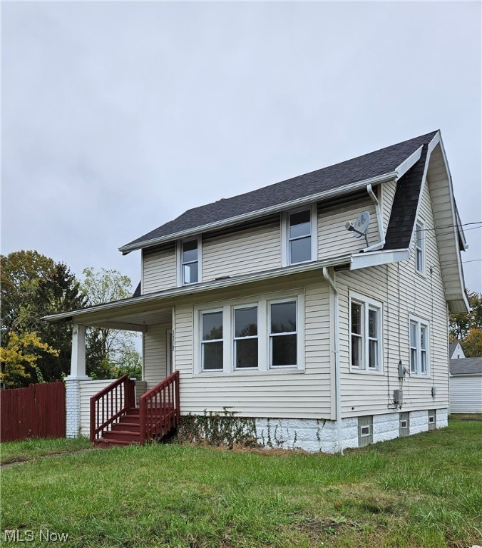Updated 2 bedroom/1 bath home available in Akron. New kitchen appliances, recently painted. Spacious dining and living rooms. 2 good sized bedrooms on 2nd floor. Full basement with laundry hookups. Oversized 1 car detached garage. Fenced in back yard. No pets preferred; pets may consider for well qualified applicant(s) - pet deposit/rental would be required. Tenants are responsible for utilities, yard/lawn maintenance and snow removal. No smoking. All adult applicants must apply online for credit, background, eviction history. $50 non-refundable application fee per adult applicant. No 3rd party applications permitted. Employment is verified.