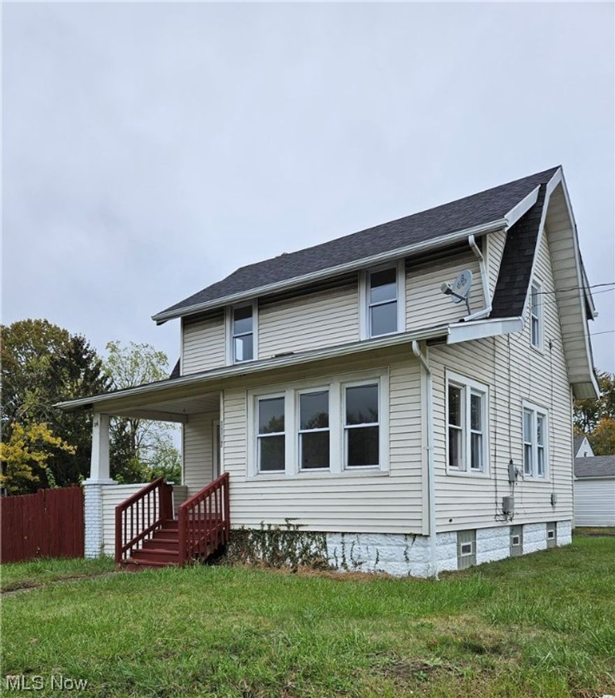 Updated 2 bedroom/1 bath home available in Akron. New kitchen appliances, recently painted. Spacious dining and living rooms. 2 good sized bedrooms on 2nd floor. Full basement with laundry hookups. Oversized 1 car detached garage. Fenced in back yard. No pets preferred; pets may consider for well qualified applicant(s) - pet deposit/rental would be required. Tenants are responsible for utilities, yard/lawn maintenance and snow removal. No smoking. All adult applicants must apply online for credit, background, eviction history. $50 non-refundable application fee per adult applicant. No 3rd party applications permitted. Employment is verified.