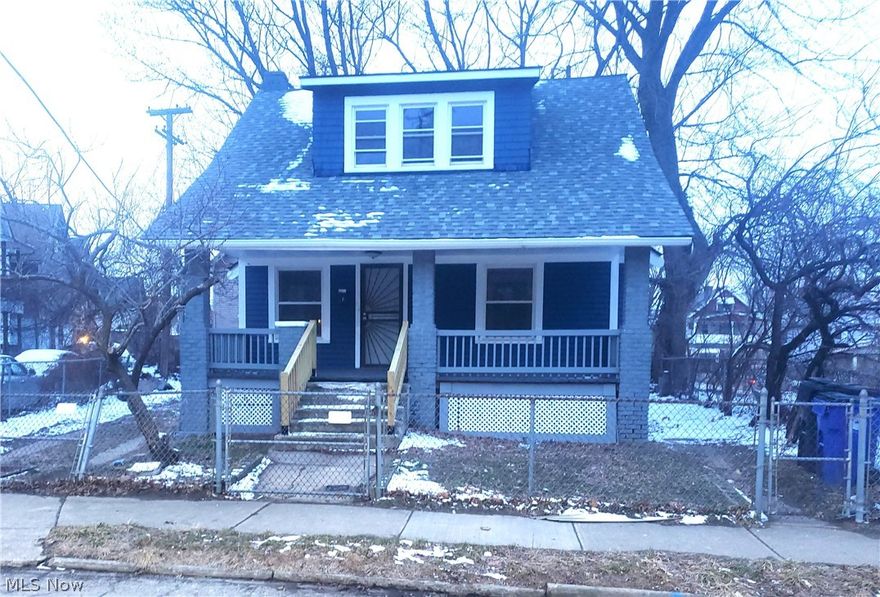 Welcome to this beautifully renovated, thoughtfully updated three-bedroom home, ready for its next owner. The first floor features a brand new luxury vinyl flooring and fresh paint throughout, creating a clean and modern feel.  Upstairs, you’ll find three bedrooms and a fully remodeled bathroom that offers a brand new vanity, and updated fixtures for a clean, modern finish. The unfinished basement provides ample space for storage, houses the mechanicals, and offers potential for future use or customization. The home has newer windows and a new roof. Perfect for Investors or Owner Occupants.