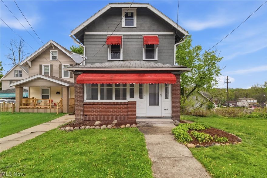 Welcome to 1201 East Ave! This move-in ready home offers fresh updates, classic charm, and plenty of functional living space. The main level features a spacious living room, formal dining room with built-in storage, and an updated kitchen with white cabinetry, modern countertops, stainless steel appliances, and stylish finishes. A bright enclosed front porch adds extra usable space and a welcoming first impression. Upstairs, you’ll find comfortable bedrooms with fresh neutral finishes, plus an updated full bathroom with a walk-in shower. The finished third-floor space offers great flexibility for an additional bedroom, office, playroom, or bonus living area. The lower level provides ample storage and utility space, while the exterior offers a nice yard and additional enclosed porch/sunroom area with potential. Rent potential of $1400 and beats 1%rule!! Conveniently located near shopping, restaurants, schools, and major roadways. A great opportunity for an owner-occupant or investor!