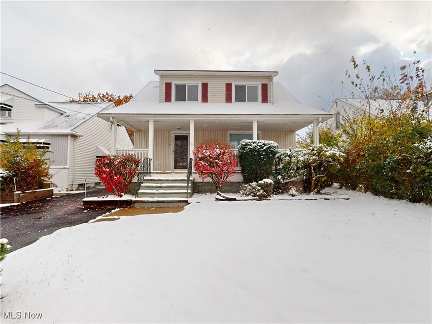 Step inside this beautifully updated Front Porch Colonial, fully renovated from top to bottom with modern style and everyday comfort in mind. The home features brand-new LVP flooring throughout the main floor plus carpeting on the second floor, fresh paint in every room, updated lighting, and thoughtfully refreshed spaces everywhere you turn.

The stunning new kitchen boasts all-new cabinetry, quartz countertops, a gorgeous and stylish backsplash, and brand-new appliances—perfect for cooking and entertaining. A newly added laundry room/half bathroom on the main floor adds exceptional convenience and functionality.

Upstairs, the primary bedroom offers a spacious walk-in closet and a beautifully renovated full bathroom, complemented by two additional bedrooms. The lower level includes a renovated half bath, a workshop area, and a large rec room ready for your finishing touches.

Major mechanical updates bring peace of mind, including updated electrical, a brand-new furnace and central air conditioning. The exterior shines, too, with a freshly painted front porch and back deck overlooking the large, private yard.

This home is CITY POS VIOLATION FREE and ideally located just steps from the impressive new 33,500-square-foot, $34.6M Mayfield Heights Aquatic Center and adjacent community center. I-271, shopping, dining, and everyday conveniences are only minutes away.

Truly move-in ready—this beautifully renovated home has it all!