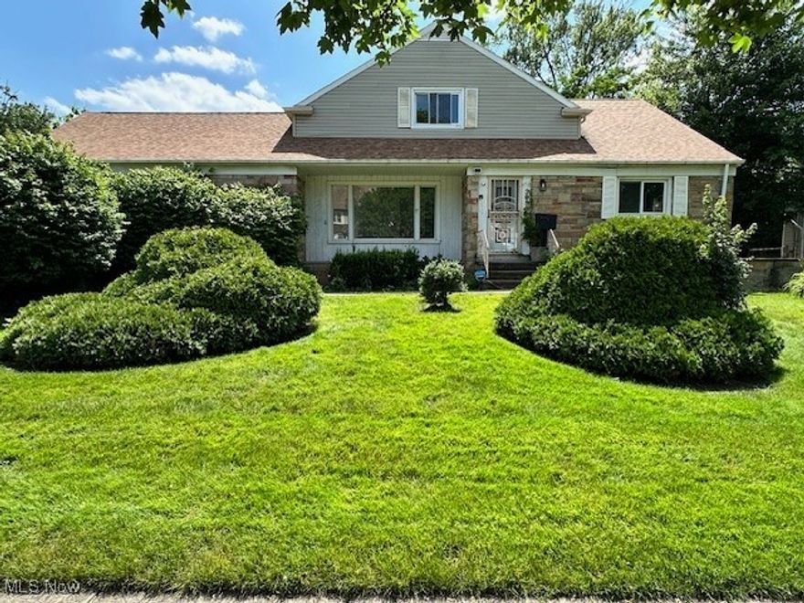 Come put your finished touches on this spacious 4-bedroom home. Located in Shaker Heights School District Original hardwood floors span throughout most of the home. The large kitchen with ample storage offers both an eat-in and a formal dining area to enjoy a wonderful evening with guests. Need a first-floor bedroom? We have two! Love entertaining friends and family? The completely finished basement is a perfect spot with a 7-seater wet bar, two expansive rec rooms and a full bathroom. Enjoy an evening in the sunroom overlooking the peaceful private backyard. Great opportunities to decorate this home to your liking.  Don’t miss the opportunity to make this beautiful home yours!