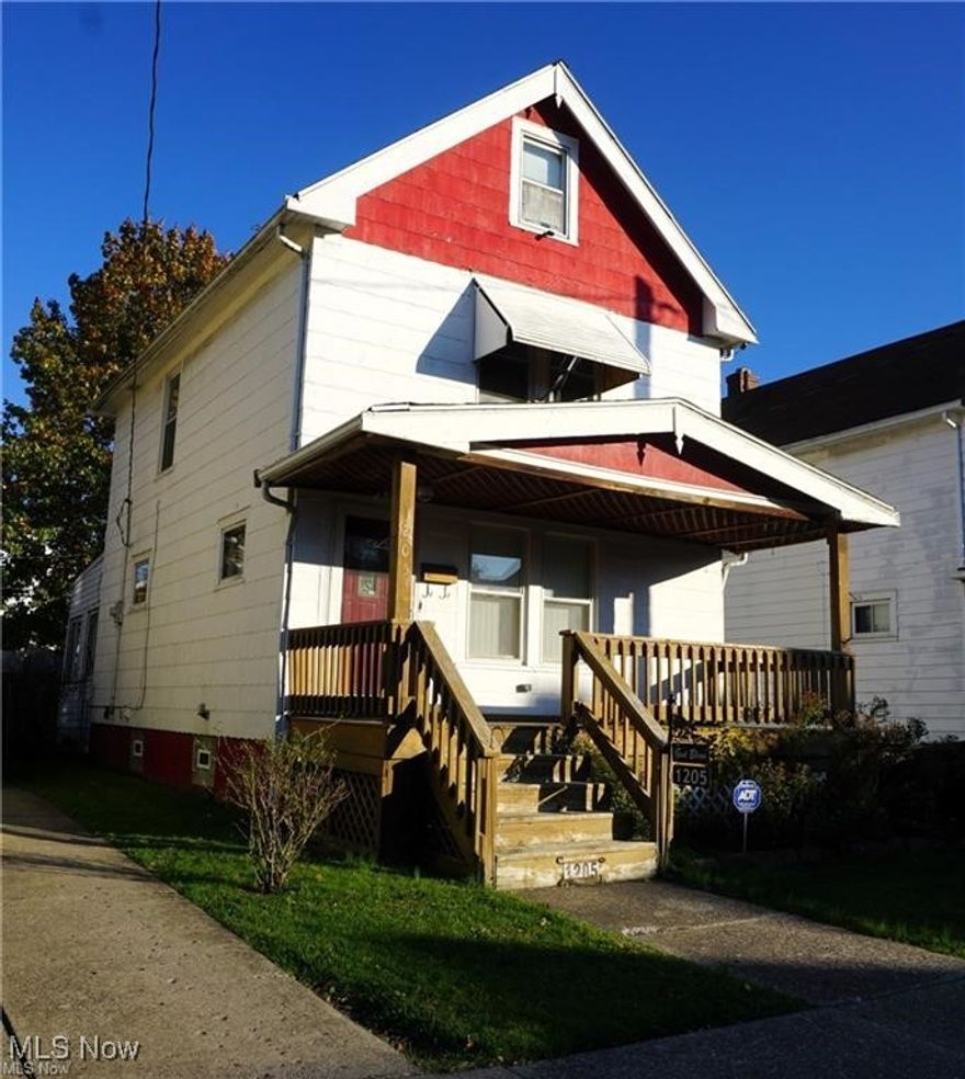 Cash flowing bungalow near the Waterloo Arts District of Cleveland. First floor features kitchen dining room, and living room that brings in a ton of natural light . Upper floor features 3 bedrooms and a full bath. Full basement with laundry hookup. Owner installed new roof 2025. Currently rented for 1350 a month