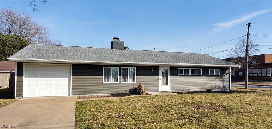 Welcome to 1838 Mills St! This UPDATED one story home offers the perfect blend of convenience and leisure with Mills Golf Course directly across the street, serene lake nearby and bustling downtown activities close by. The spacious kitchen is sure to please and the stainless appliance package will stay. Formal dining room with two sets of sliders leading to the large patio, overlooking the private backyard with newer privacy fence. Ample closets, beautiful gas fireplace and an attached garage for your car and golf cart. Newer roof shingles, furnace, siding and flooring. Measurements, dates and square footage are approximate.