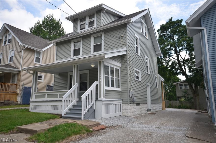 Home was renovated under Akron's lead abatement program.