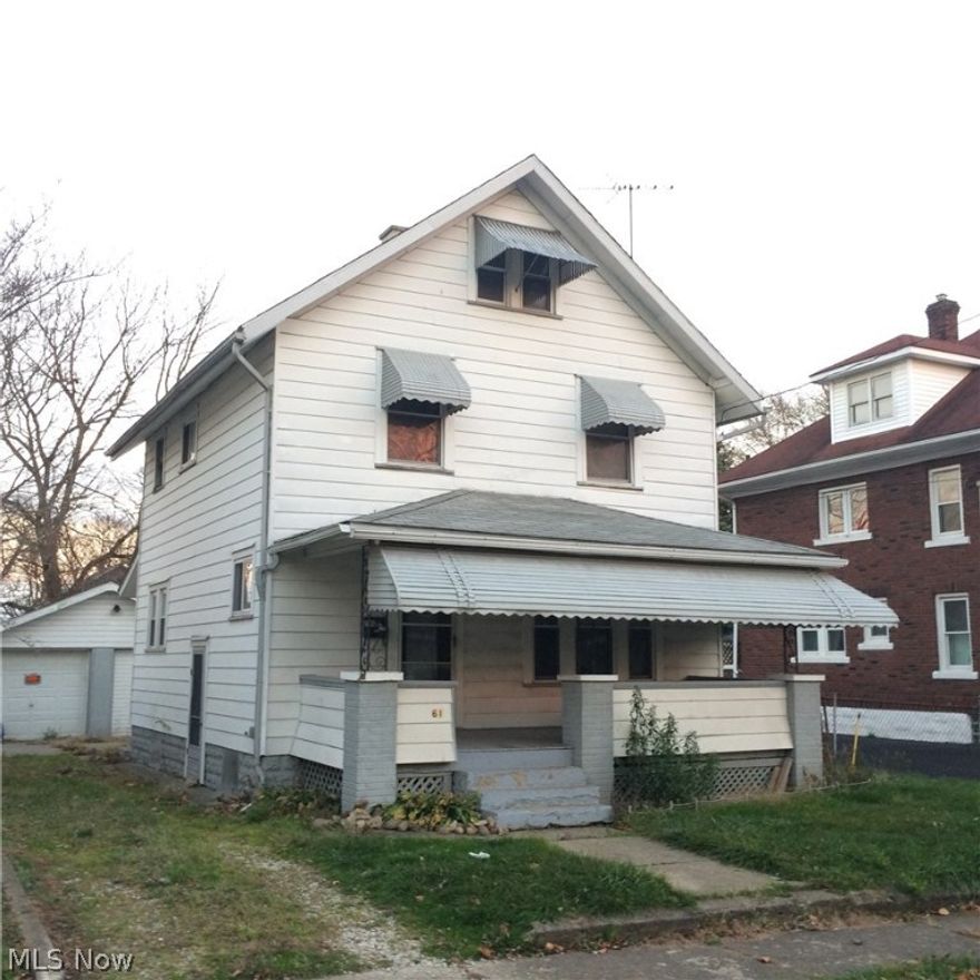 Great home with lots of potential. Rehab, investment, endless possibilities. Contact agent for more details.
