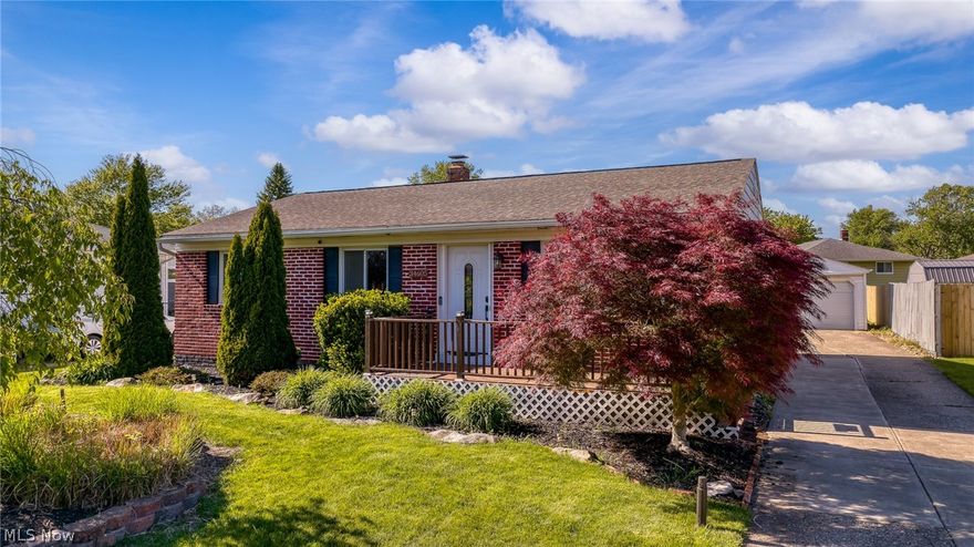 Move-in ready and beautifully updated ranch! The spacious living room flows seamlessly into the dining area and updated kitchen, creating an open and inviting layout perfect for everyday living and entertaining.  Step outside to enjoy the screened porch and concrete patio—ideal for relaxing or hosting gatherings. The finished lower level offers exceptional additional living space with a large recreation room, a full bathroom and laundry/utility room. Conveniently located just minutes from shopping, restaurants, entertainment, and freeway access, this home combines comfort, style, and an unbeatable location!