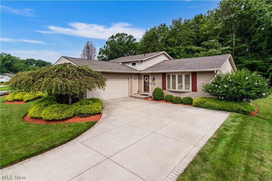 This beautiful home has been cared for and impeccably maintained by its seller for over 34 years! This Strongsville stunner sits on a private, over sized wooded lot, located on a beautiful cul de sac! This gem features a new Pristine driveway with stamped edging, newer roof complete with plywood and gutter guards in 2018, shake siding 2019, complete deck replacement in 2016, upgraded Carrier gas furnace, air conditioner/ humidifier installed in 2012! Newer Pella sliding doors, front door, and Pella/Anderson windows throughout!  All new steel appliances upgraded in 2020. Completely updated bathrooms including heated floors in the upper level bath. A landscapers dream with gorgeous beds, Toro Irrigation System, and incredible views right in your own backyard! This house is ready and waiting for its new owners to make it their very own home! Call today!