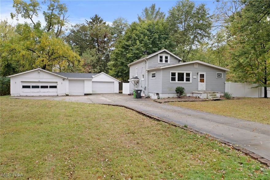 Come check out this nice bungalow in Cuyahoga Falls Ohio! It has newly updated kitchen features new cabinets, new LVP flooring, gorgeous new butcher block counter tops! There is two good sized bedrooms on the main level and one bedroom on the upper level! It has a nicely updated bathroom and comes with a nice back yard and a deck! This lovely house is updated where it matters, with room to make it your own!