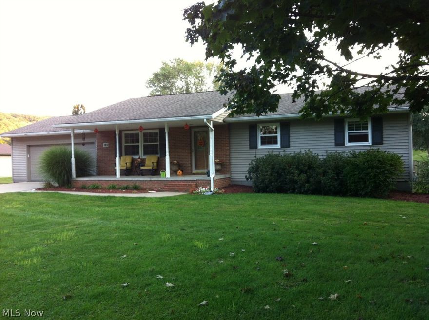 Pristine condition! Brand new kitchen with stainless steel appliances. Newer windows & roof. Main bath features travertine flooring and tumble stone surround. Partially finished basement. Loads of storage. Chain link fence. Storage building. Concrete driveway. Covered front porch. Too many updates to mention.
Note: $12.00 Annual Muskingum Watershed Assessment.