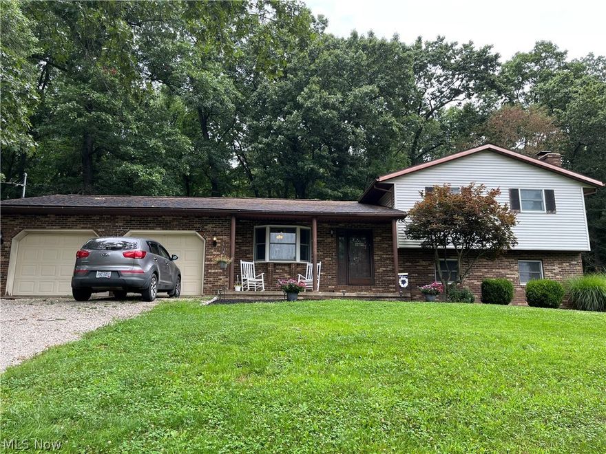 Looking for five bedroom home? Located in North Zanesville in the Tri-Valley School District you will love the quiet neighborhood this home sets in. The home offers three upper level bedrooms with two full baths. The main floor offers a living space, kitchen and dining area with access to a back deck, and access to the garage off the kitchen for a nice flow. The lower level has two additional bedrooms, a second living space with a woodburning fireplace, and a laundry rom with a half bath. The back of the property is adjacent to public hunting grounds for the outdoor lover. This loaction is just minutes from all the North end shopping in Zanesville and hospital area. This loaction also gives easy access to SR 16 for quick commutes to Newark or Coshoction areas.