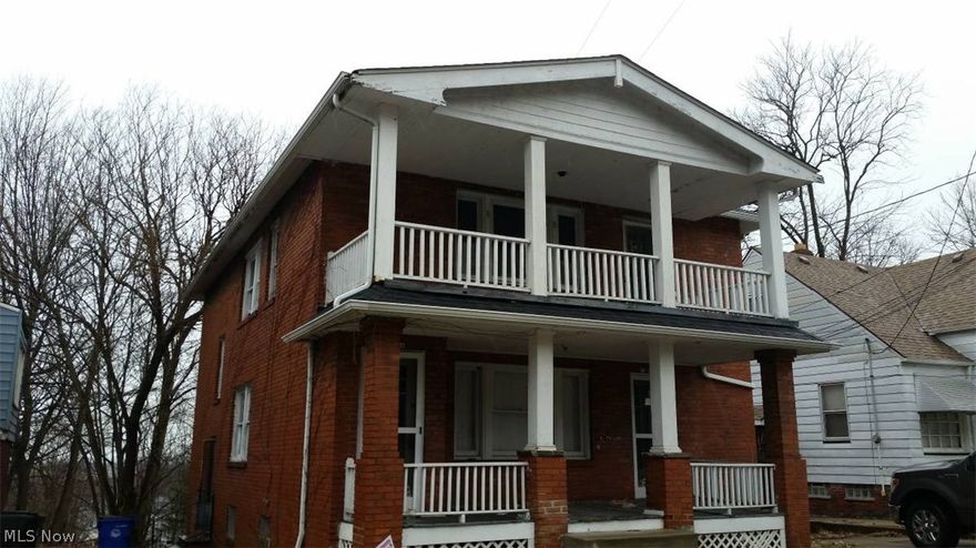 Opportunity to bring this brick 2-family back to life.  Great location near Belvoir Hill and Euclid Ave.  Sold "as is"  and needs work but lots of potential.  Once fixed up this will bring in great rents.  Lots of character in units, fireplace in living room and built-ins in the dining room.