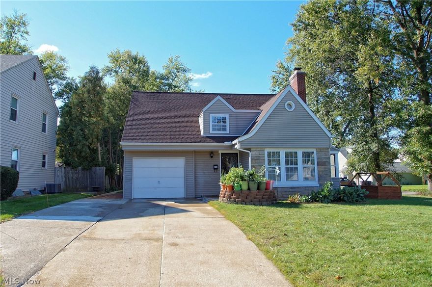Welcome to this move-in ready home located on a spacious corner lot with basketball court, attached garage, extra-large shed, central A/C, widened driveway with brick pavers leading to the backyard patio, enclosed porch, and a full basement with lots of potential. Conveniently located near I-77 and just minutes to Downtown Akron, University of Akron, schools, hospitals, shopping, restaurants, and many other local attractions. Since purchasing, the owner has spent thousands of dollars on improvements making the home in the condition it is today. Recent updates include: added/installed central A/C  (2018), replaced all windows except living room, installed glass block windows in basement (2013), replaced vinyl siding and gutters (2016), installed sump pump and waterproofed basement, replaced all kitchen appliances,  repaired chimney crown (2022) and installed chimney cap (2019), added oversized shed with drain (2018), installed patio pavers (2022), replaced carpet in a bedroom (2022), re