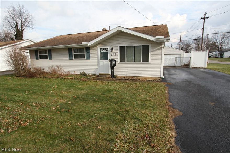 All the exterior has been updated next step is the interior. In 2014, the following improvements were made:  windows, vinyl siding, gutters, exterior doors, garage door; patio door; drain tiles 1988. Schedule your appointment today.