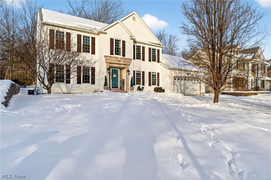 Beautiful 4 bedroom Colonial situated in Glenshire Woods. The home features a welcoming two-story foyer, formal dining room with tray ceiling, and a comfortable living room that flows into the great room with a gas fireplace. The eat-in kitchen opens to the deck, creating an easy transition for entertaining or enjoying the private, wooded backyard.

The second floor offers a vaulted owner’s suite with private bath, along with three additional generously sized bedrooms and a full hall bath. A full basement provides excellent storage and future finishing potential.

Major improvements include a new roof (2021), gutter guards (2021), and a retaining wall, offering added peace of mind and long-term value. Additional updates and improvements are outlined in the supplements.

Convenient highway access and close to Medina amenities. A well-maintained home in a desirable location.